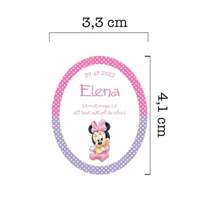 Etichete Sticle, botez, 5S
