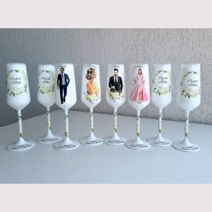 Set 8 pahare, Miri si Nasi, Imagini personalizate