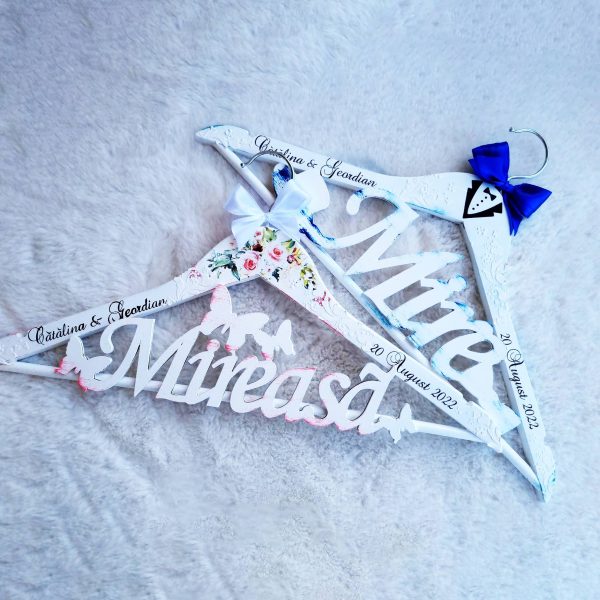 Set Umerașe Personalizate pentru Mire și Mireasă