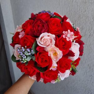 Buchet de Mireasă și Nașă, Rosu!