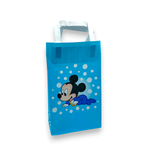 Pungi marturii, botez, Mickey, albastra