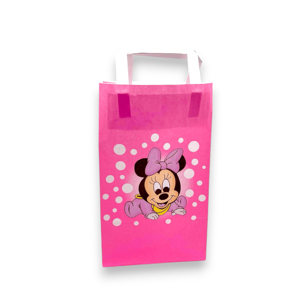 Pungi marturii, botez, Minnie, Roz