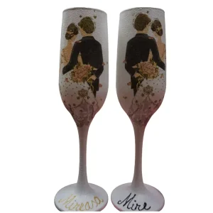 Set Pahare Mireasa si Mire