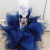 Lumanare BOTEZ,MICKEY MOUSE, Personalizata, 40cm Cu Funda Albastra