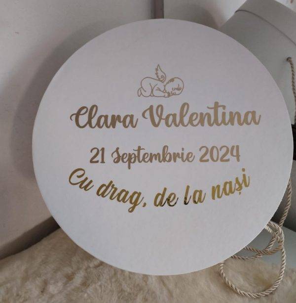 Imagine WhatsApp 2024-09-28 la 08.10.39_9473fe31 TRUSOU BEBELUS BOTEZ,CUTIE CARTON PERSONALIZATA,D 32 CM