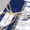 Invitatii de Nunta cu Motive florale si snur( 7001-fen-25).