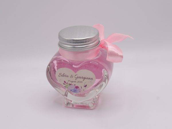 Borcan Inima pentru marturii nunta 60 ml.