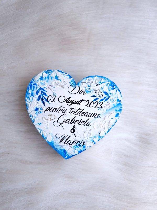 Cutii de verighete, lemn, personalizata!