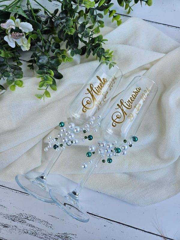 Set 2 Pahare Personalizate Miri cu BiluteColorate!