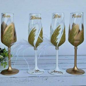 Imagine WhatsApp 2025-06-20 la 16.16.37_4c31888b Set 4 pahare, Miri si Nasi, gold, angels!