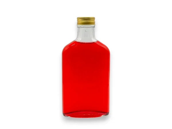 Set Sticle Nunta:Sticle Flat Flask PP28 de 200 ml+Capac+Eticheta!!!