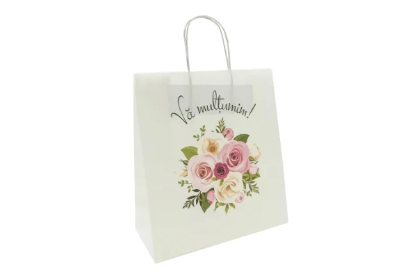 Pungi marturii nunta:L-flower-bouquet!