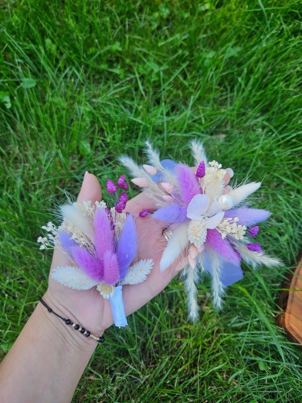 Cocarde pentru Nuntă cu Plante Criogenate diverse Culori!