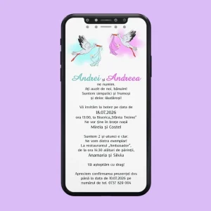 Invitatii de Botez Digitale, M433!
