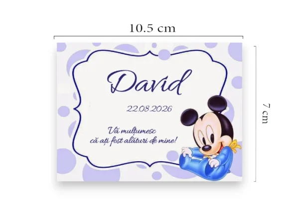 Marturie magnetica:Model Mickey(M214)!
