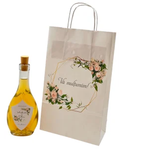 Set Marturii 108: punga, sticla 250ml, capac, eticheta personalizata!