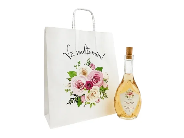 Set Pungi, Sticle 250ml, dopuri, etichete personalizate!