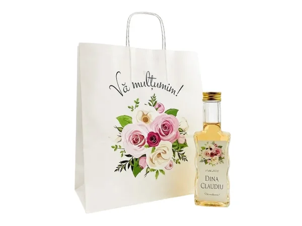 Set Pungi, Sticle 200ml, dopuri, etichete personalizate!