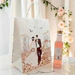 SET PUNGA NUNTA+ STICLA 200ml+DOPURI+ETICHETA PERSONALIZATA!