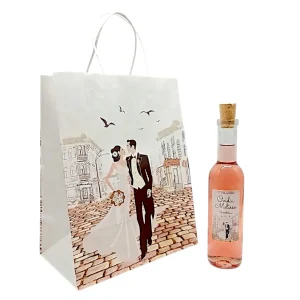 SET PUNGA NUNTA+ STICLA 200ml+DOPURI+ETICHETA PERSONALIZATA!