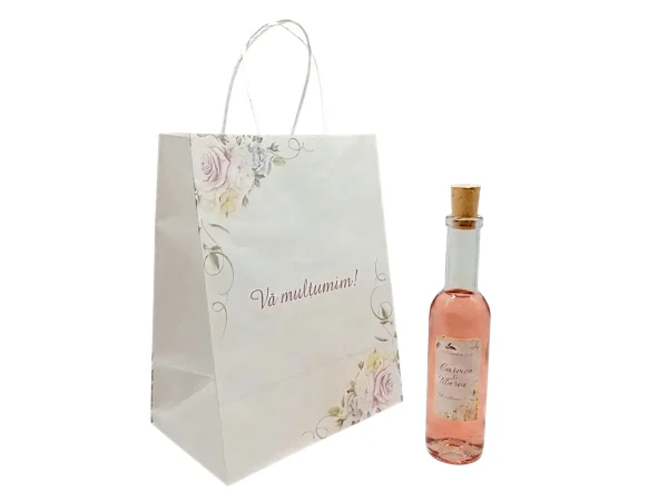 SET PUNGA NUNTA+ STICLA 200ml+DOPURI+ETICHETA PERSONALIZATA!
