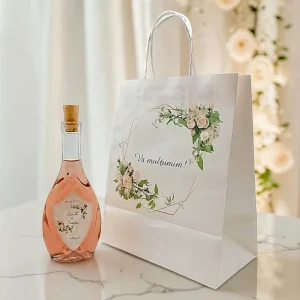 SET PUNGA NUNTA+ STICLA 250ml+DOPURI+ETICHETA PERSONALIZATA!